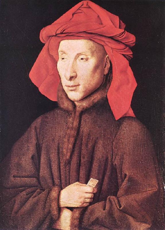 EYCK, Jan van Portrait of Giovanni Arnolfini  s Germany oil painting art